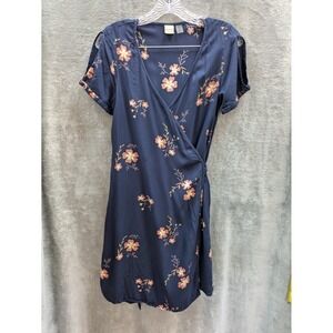 Roxy‎ Wrap Dress Women's 6 Floral Lightweight Casual Bohemian